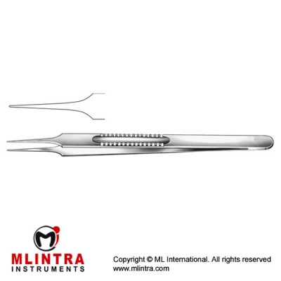 Lazar Micro Suturing Forceps Stainless Steel, 15.5 cm - 6" Tip Size 0.8 mm